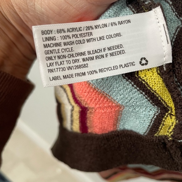Chic retro Missoni for Target sweater dress sz M - Picture 4 of 6